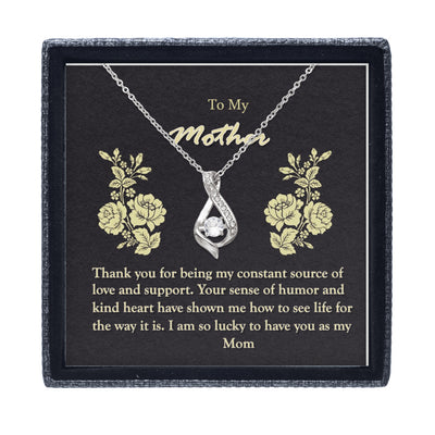 Ribbon Necklace-Mother - TreeStreet Jewelry