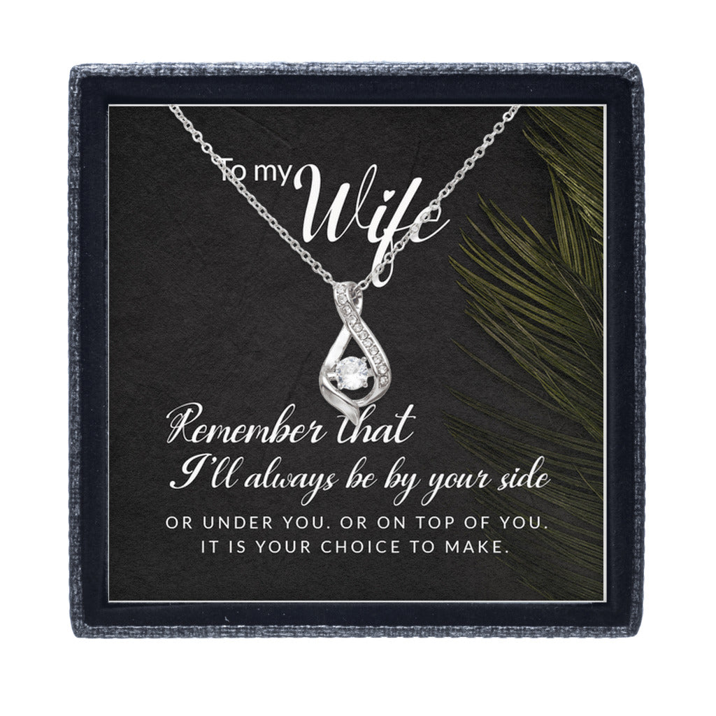 Dreamy Babe - Ribbon Necklace-For Wife - TreeStreet Jewelry