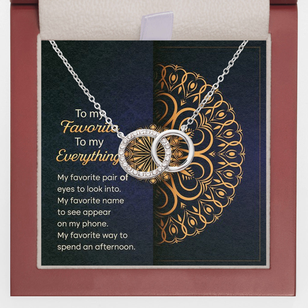 Endless Connection - Interlocking Circles Necklace-Soulmate
