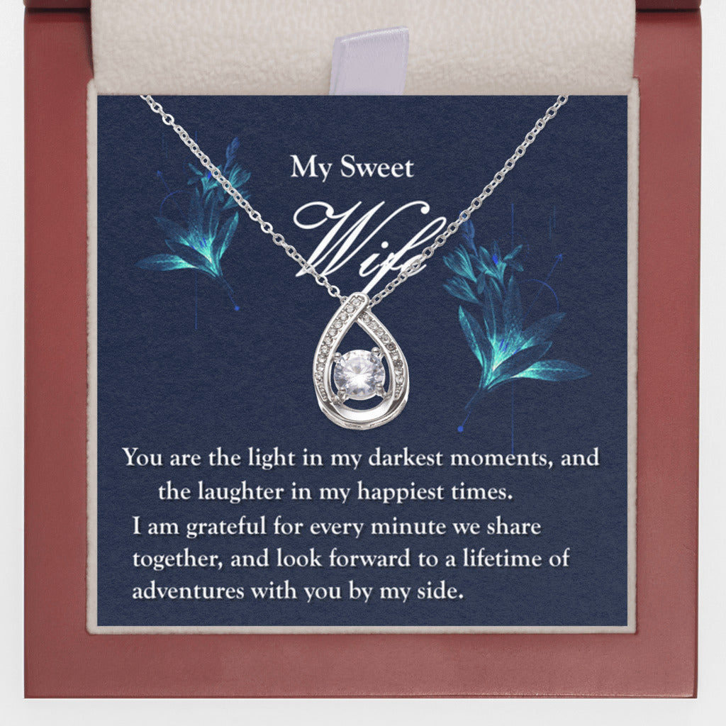 Forever Love - Floating Stone Necklace-For Wife