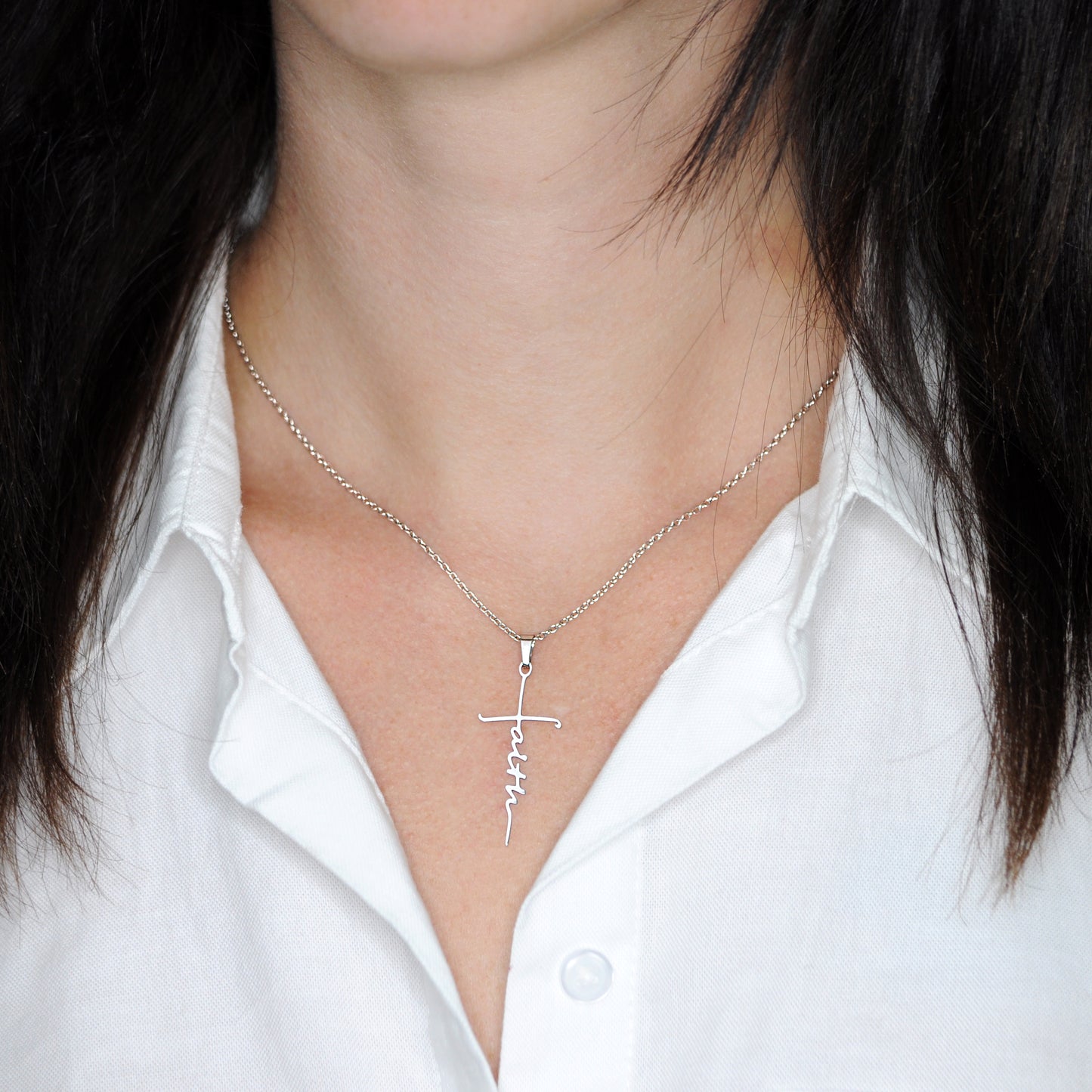 Faith Cross Necklace - TreeStreet Jewelry