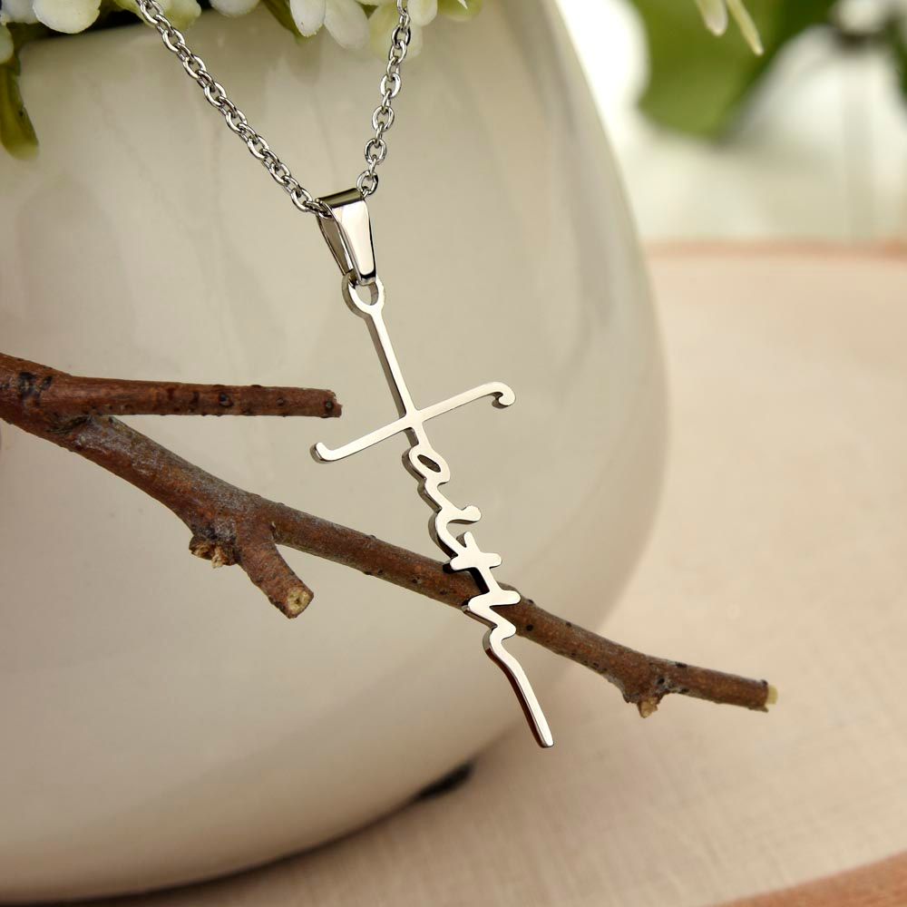 Faith Cross Necklace - TreeStreet Jewelry