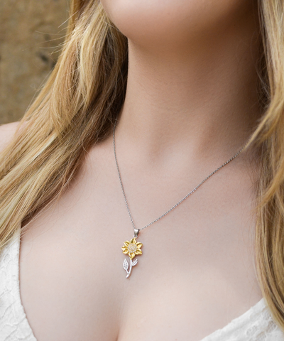 Sunflower Pendant-Gift for Mother - TreeStreet Jewelry