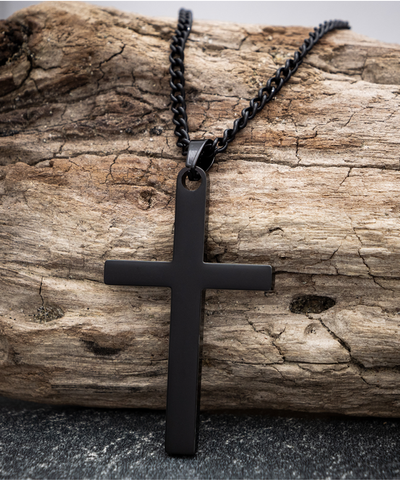 Black Bronze Cross-Son - TreeStreet Jewelry